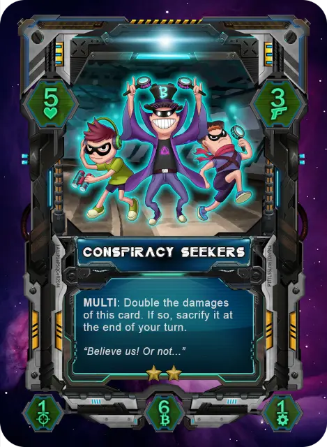 Conspiracy Seekers Card image